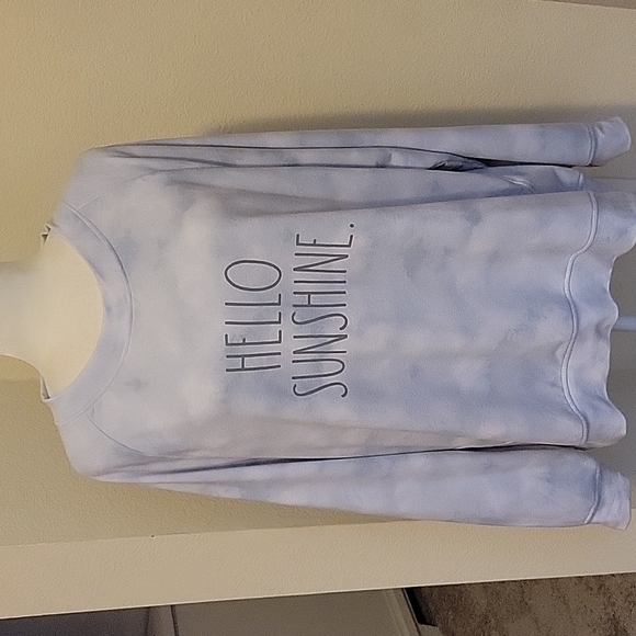 Rae Dunn Tops - RAE DUNN "HELLO SUNSHINE" SWEATSHIRT 1X